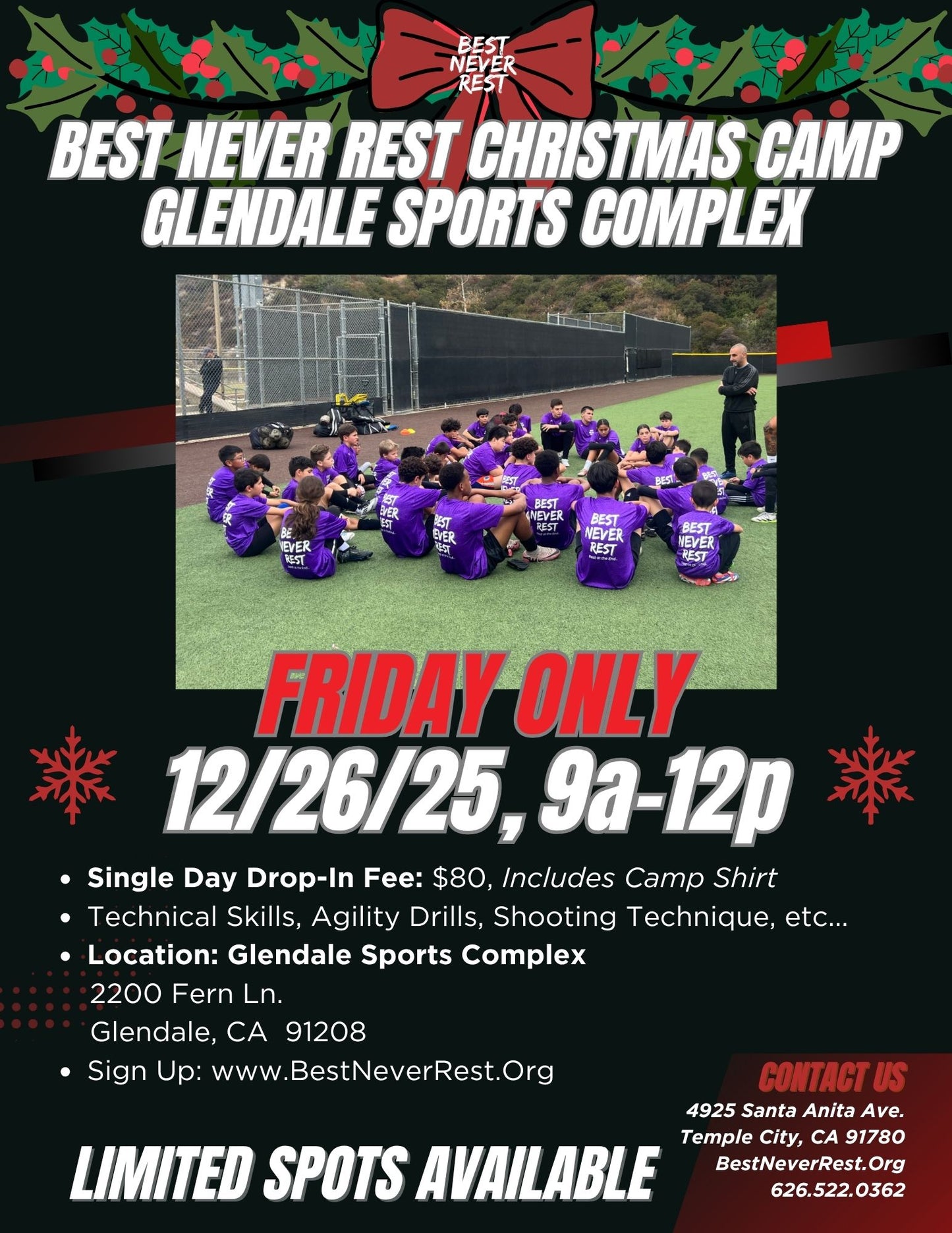 Christmas Week 3 Day Camp 2025 - Single Day - Friday 12/26