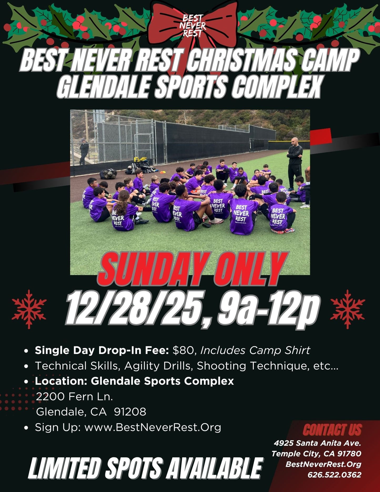 Christmas Week 3 Day Camp 2025 - Single Day - Sunday 12/28