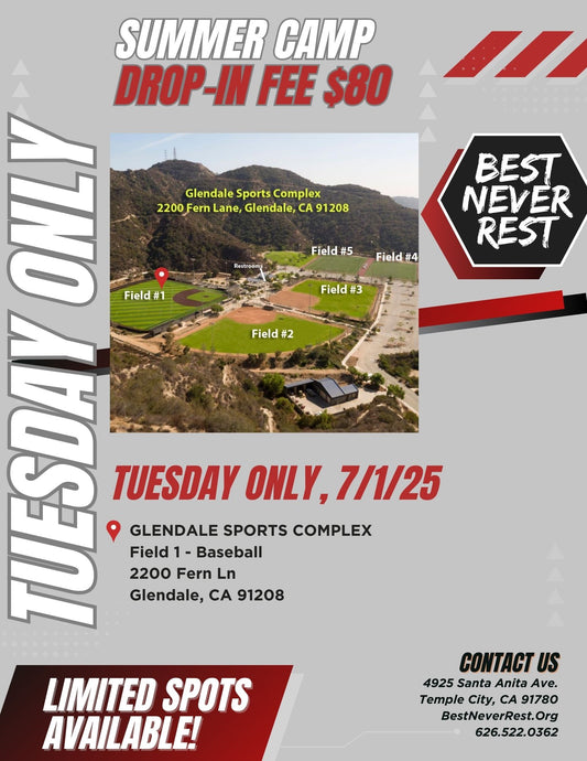 BNR 3 Day Summer Camp - June 30 Session - Single Day - Tuesday July 1