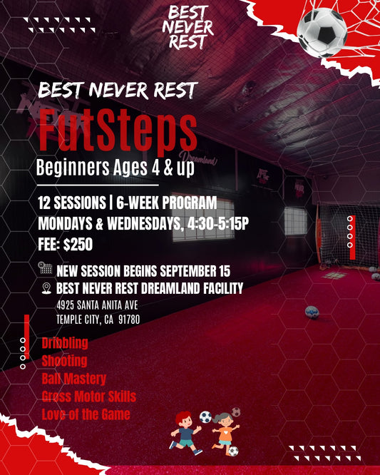 BNR FutSteps 6 Week Program - 3-6 years old - Starts September 15th