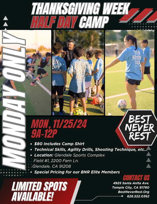 Thanksgiving Week Camp 2024 - Half Day - Single Day - Monday