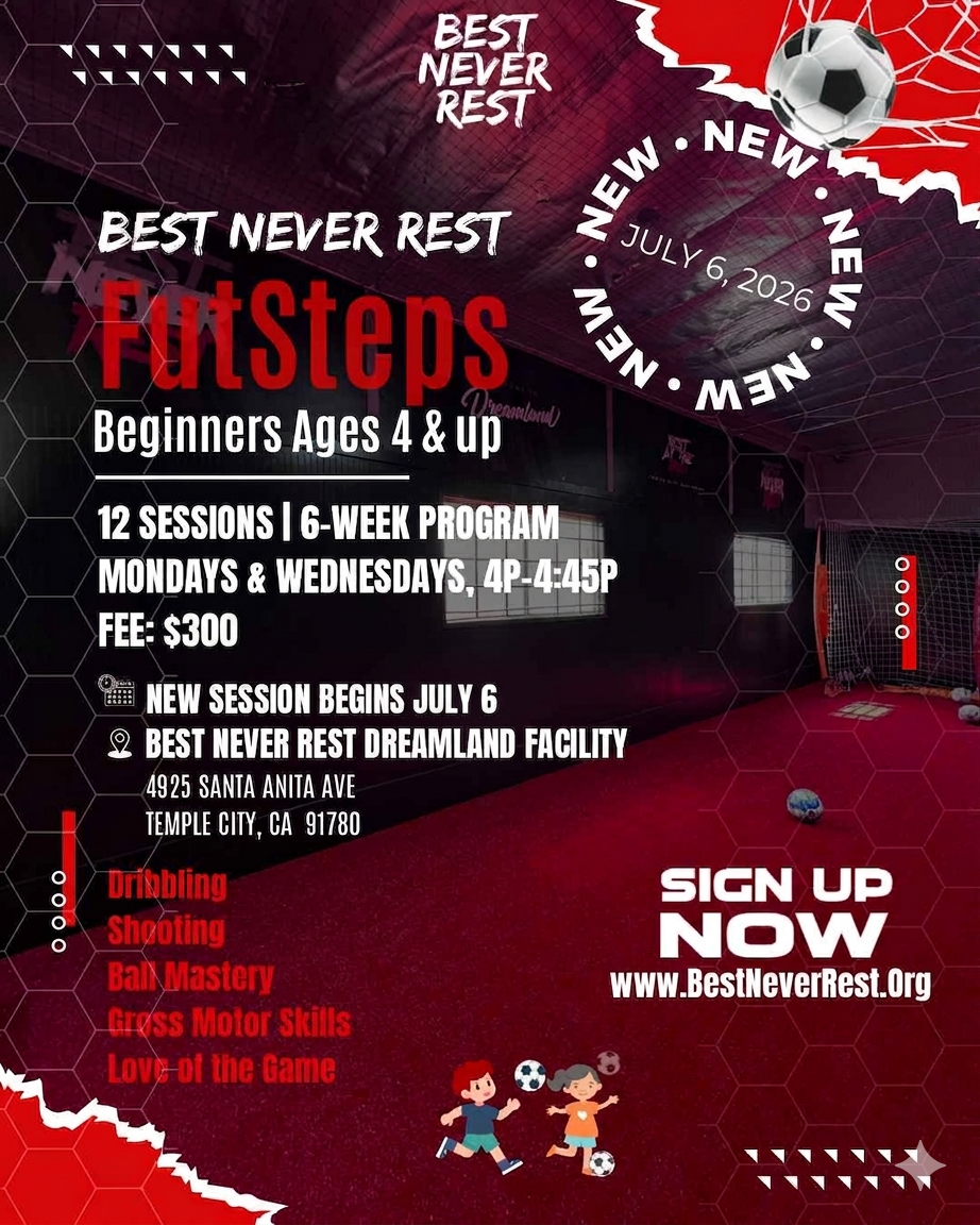 FutSteps 6 Week Program - 3-6 years old - Starts  July 6