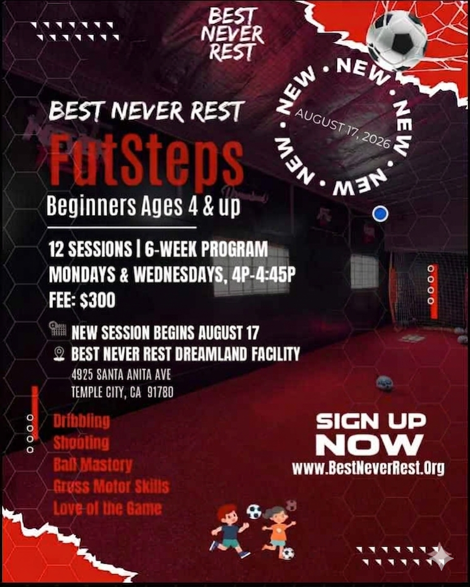 FutSteps 6 Week Program - 3-6 years old - Starts  August 17